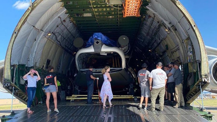Helikopter Chinook BNPB (Tangkapan Layar Instagram @alliancecargoexpress)
