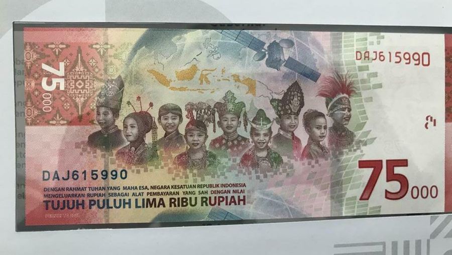 Uang Peringatan Kemerdekaan 75 Tahun Republik Indonesia (ist)