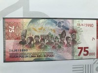 Pengumuman! Hari Ini Uang Rp 75.000 Rilis, Cek Bentuknya