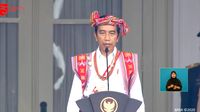 Lagi, Jokowi Kenakan Baju Adat NTT Di HUT Ke-75 RI