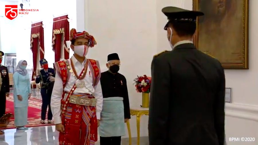 Jokowi & Ma'ruf Amin, HUT ke-75 RI