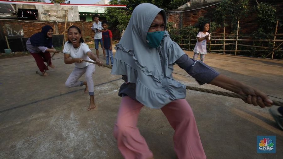 Lomba 17-an di tangah Pandemi (CNBC Indonesia/Tri Susilo)