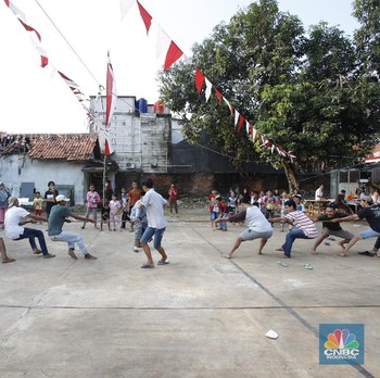 Kemeriahan Lomba 17-an Saat Pandemi di Sudut Kampung Ibu Kota