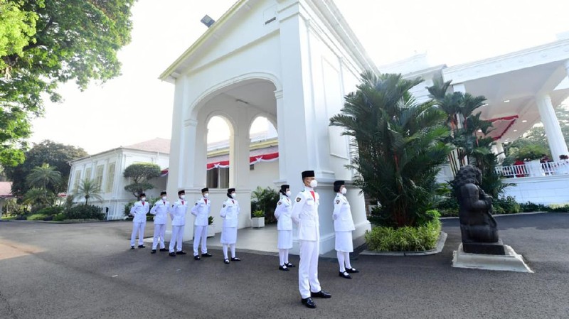 Pasukan Pengibar Bendera Merah Putih (Muchlis Jr - Biro Pers Sekretariat Presiden)