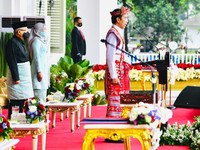 Maknai HUT ke-75 RI, Jokowi: Tiap Kesulitan, Ada Jalan Keluar