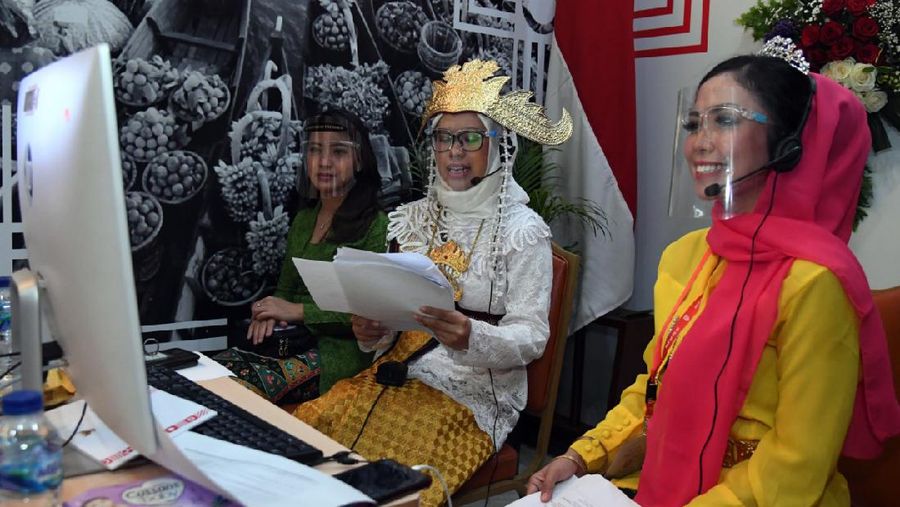 Upacara Kemerdekaan HUT RI Secara Daring (Lukas - Biro Pers Sekretariat Presiden)