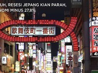 Waduh, Resesi Jepang Kian Parah, Ekonomi Minus 27,8%