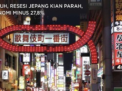 Waduh, Resesi Jepang Kian Parah, Ekonomi Minus 27,8%