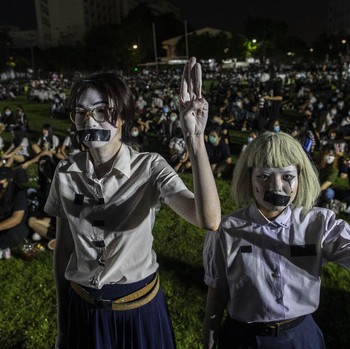 Potret 'Hunger Games' Didemo Menggoyang Pemerintah Thailand