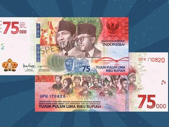 Uang Baru Rp 75.000 Sudah Beredar, Seperti Ini Spesifikasinya