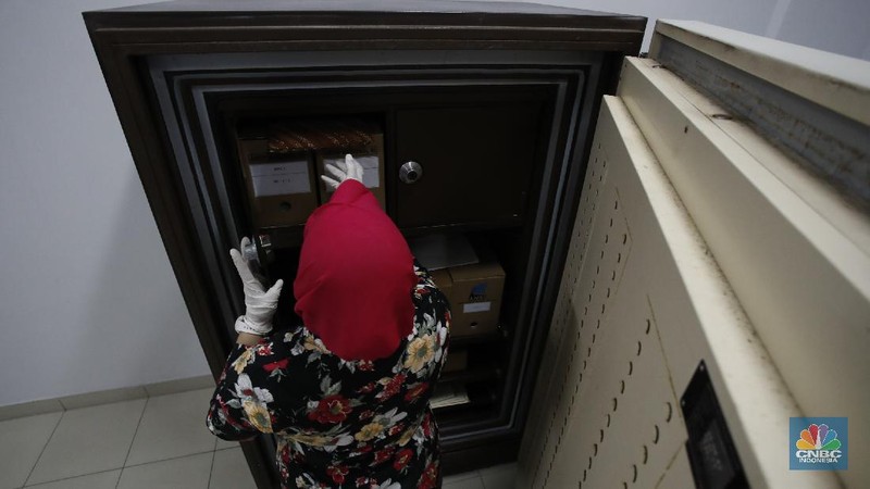 Naskah Proklamasi di ANRI (CNBC Indonesia/ Tri Susilo)