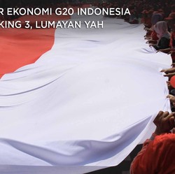 Lumayan, PDB RI Peringkat 3 di Antara Negara-negara G20
