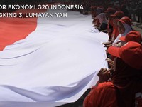 Lumayan, PDB RI Peringkat 3 di Antara Negara-negara G20