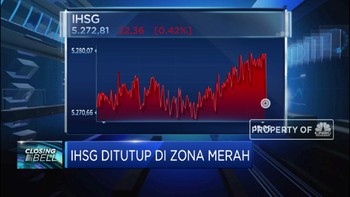 BI7DRR Tetap 4%, IHSG Ditutup di Zona Merah