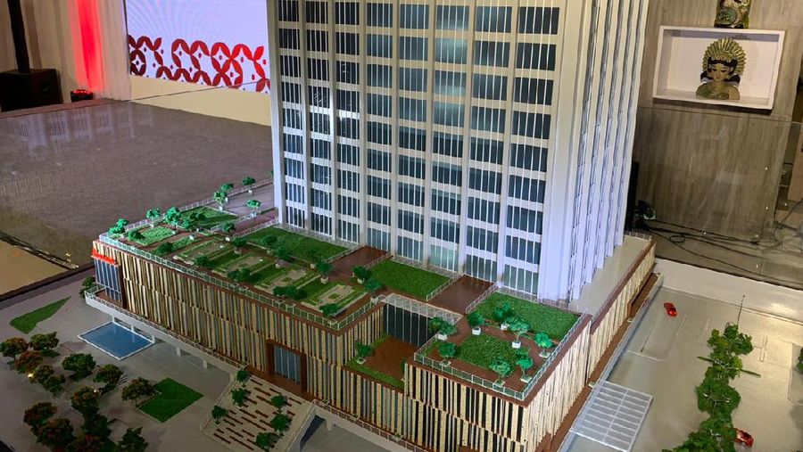 Miniatur Gedung Sarinah. Dok: Ist