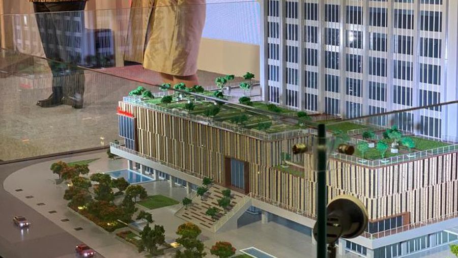Miniatur Gedung Sarinah. Dok: Ist