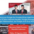 Prangko Bergambar Jokowi-Ma'ruf Amin Diluncurkan