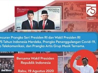 Prangko Bergambar Jokowi-Ma'ruf Amin Diluncurkan