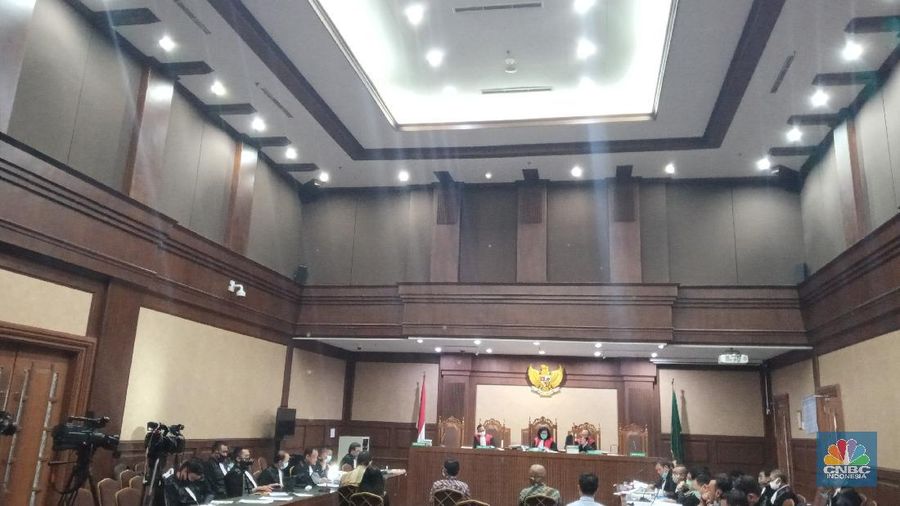 Sidang kasus Jiwasraya menghadirkan empat saksi dari Bursa Efek Indonesia