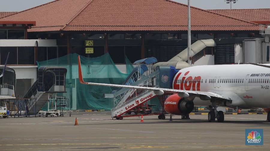 Maskapai Penerbangan Lion Air. (²©²ÊÍøÕ¾/Tri Susilo)