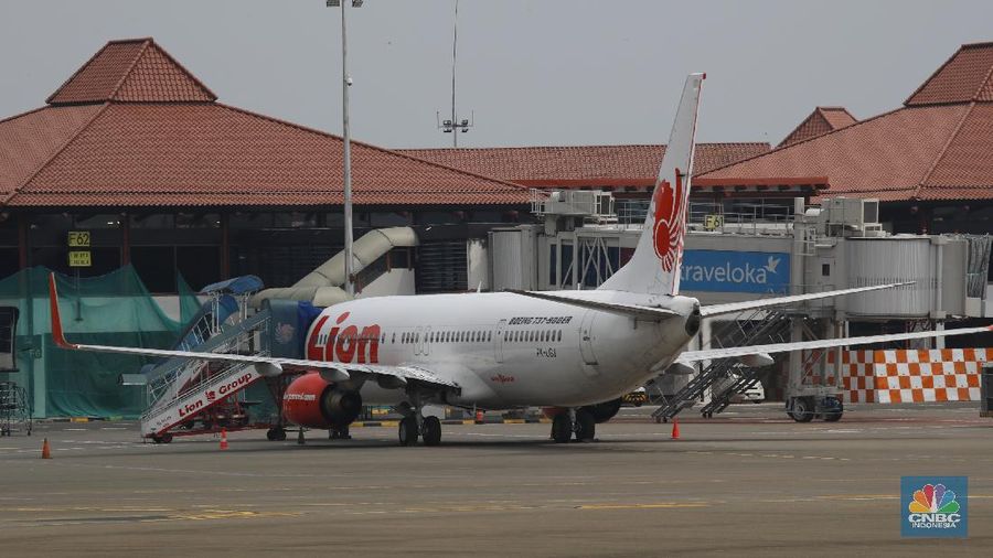Maskapai Penerbangan Lion Air. (CNBC Indonesia/Tri Susilo)