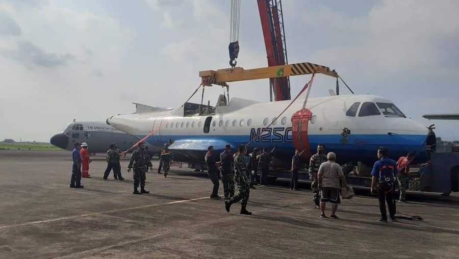 Pesawat N250 merupakan pesawat pertama buatan asli Indonesia/dok. TNI AU