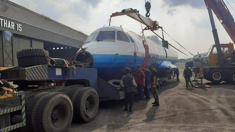Pesawat N250 merupakan pesawat pertama buatan asli Indonesia/dok. TNI AU