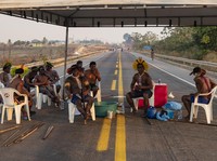Blokir Jalan, Warga Amazon di Brazil Tuntut Bantuan Covid-19