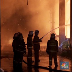 Gedung Kejagung Terbakar Bagian Intelijen-SDM, Dokumen Aman?