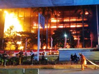 Api Besar Berkobar, Gedung Utama Kejagung Kebakaran