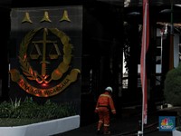 Pantauan Terkini Gedung Kejagung yang Hangus Terbakar