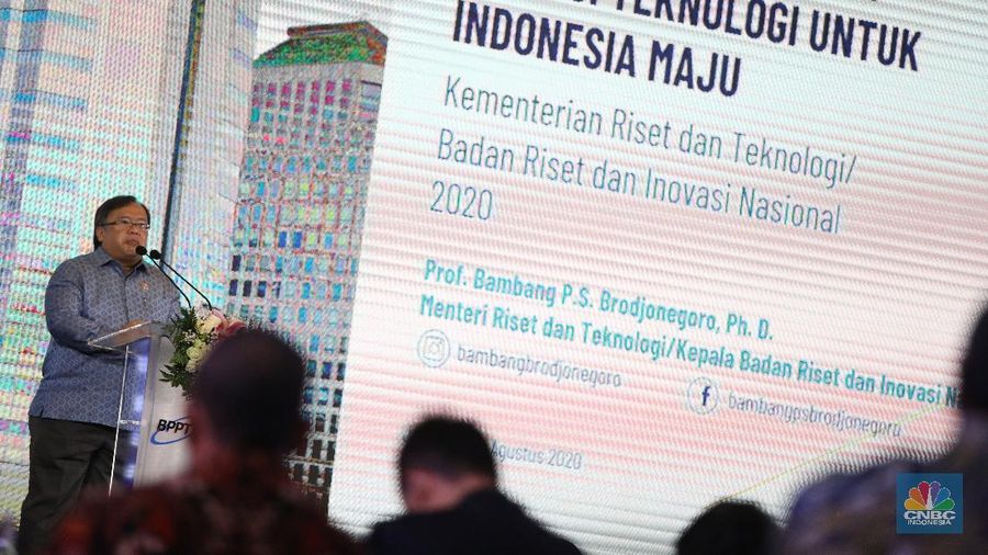Bambang Brodjonegoro, Menteri Perencanaan Pembangunan Nasional/Badan Perencanaan Pembangunan Nasional (PPN/Bappenas). (CNBC Indonesia/Andrean Kristianto)