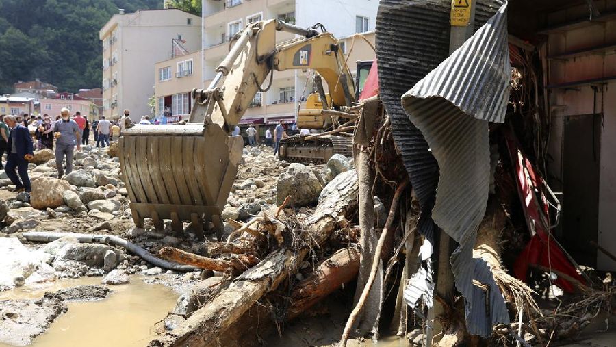 Banjir bandang landa timur laut Turki. AP/