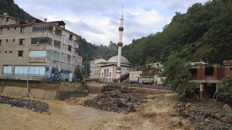 Banjir bandang landa timur laut Turki. AP/