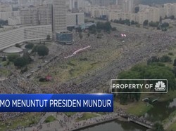 Demo Menuntut Presiden Belarusia Mundur