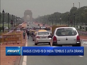 Kasus Covid-19 di India Tembus 3 Juta Orang