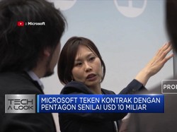 Microsoft Teken Kontrak dengan Pentagon Senilai USD 10 Miliar