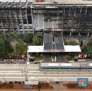 Mengintip Olah TKP Kebakaran Dahsyat Gedung Utama Kejagung
