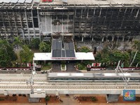 Mengintip Olah TKP Kebakaran Dahsyat Gedung Utama Kejagung