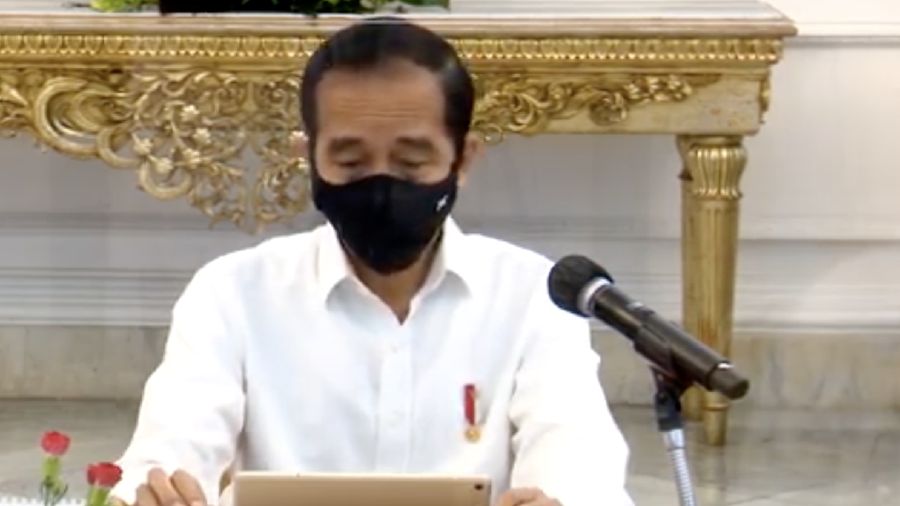 Ratas Laporan Komite Penanganan Covid-19 dan Pemulihan Ekonomi Nasional, 24 Agustus 2020. (Dok: Tangkapan layar Setpres)