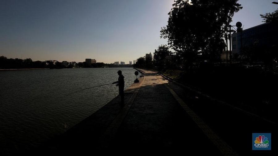 Ilustrasi danau sunter. (CNBC Indonesia/Andrean Kristianto)
