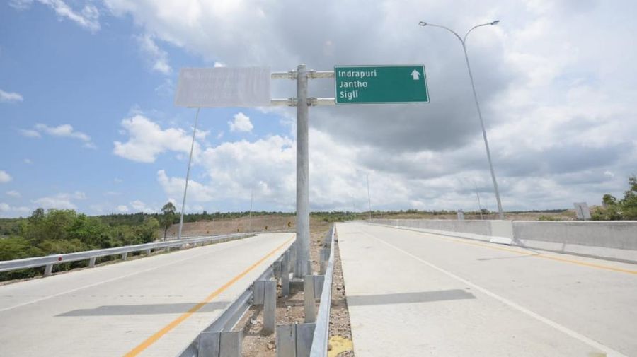 Presiden Jokowi meresmikan jalan Tol Banda Aceh-Sigli. (Dok: PUPR)
