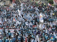 Kala Airlangga Geram, Sebut Tahu Dalang Demo Buruh!