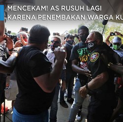 Mencekam! AS Rusuh Lagi karena Penembakan Warga Kulit Hitam