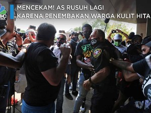 Mencekam! AS Rusuh Lagi karena Penembakan Warga Kulit Hitam