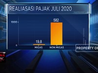 Realisasi Penerimaan Pajak Juli -14,7 T (YoY)
