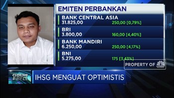 Saham Perbankan Melambung, IHSG Ditutup Menguat Lebih Dari 1%