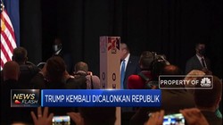 Trump Kembali Dicalonkan Partai Republik