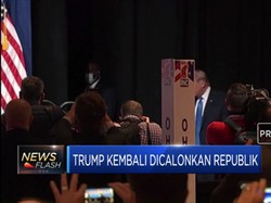 Trump Kembali Dicalonkan Partai Republik