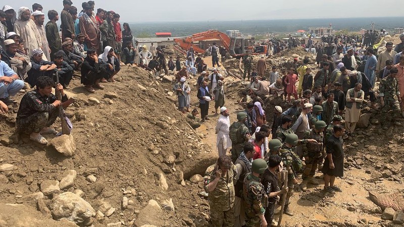 Banjir bandang di Afghanistan. (AP/Rahmat Gul)